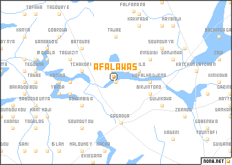 map of Afalawas