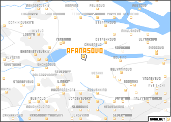 map of Afanasovo