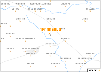 map of Afanasovo