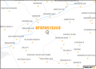 map of Afanas\