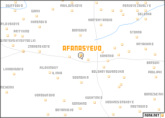 map of Afanas\