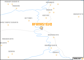 map of Afanas\