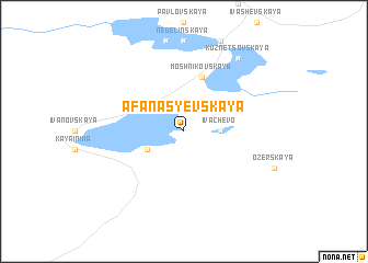 map of Afanas\