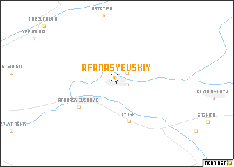 map of Afanas\
