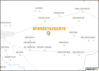 map of Afanas\