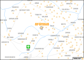 map of Afanawa