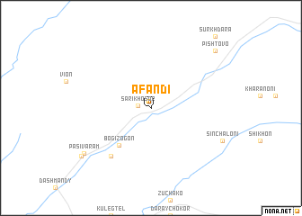 map of Afandi