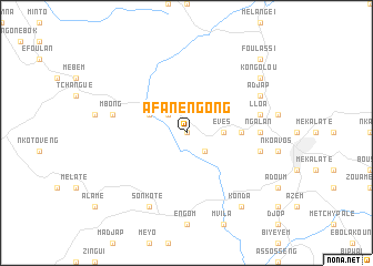 map of Afanengong