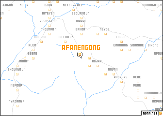 map of Afanengong