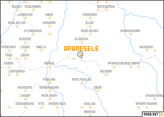 map of Afanésélé