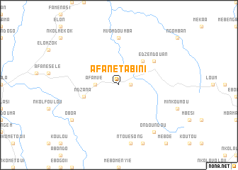 map of Afanétabini