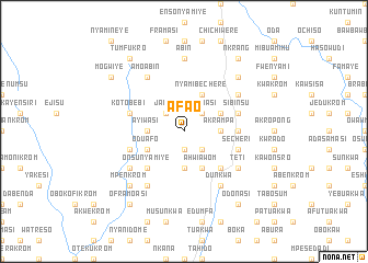 map of Afao