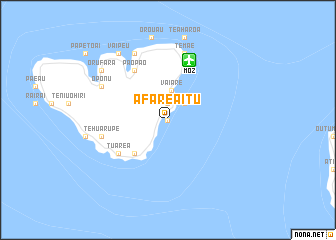 map of Afareaitu