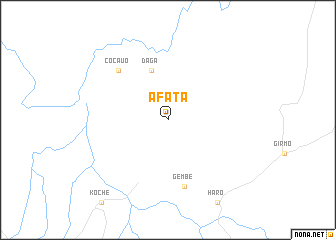 map of Afata