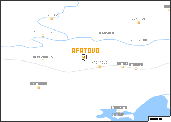 map of Afatovo