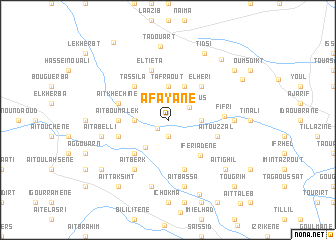 map of Afayane