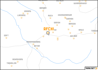 map of Afchī