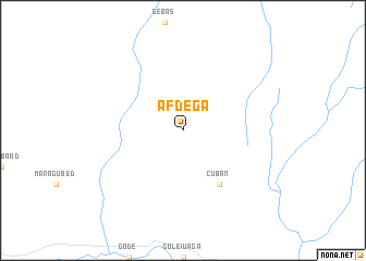 map of Afdega
