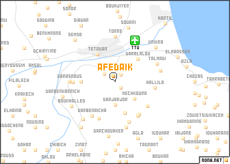 map of Afedaïk