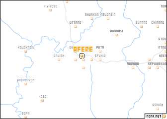 map of Afere