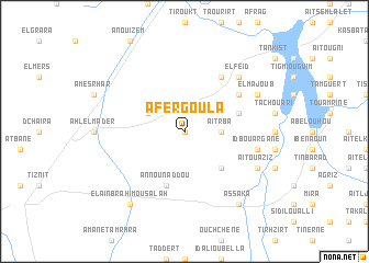 map of Afergoula