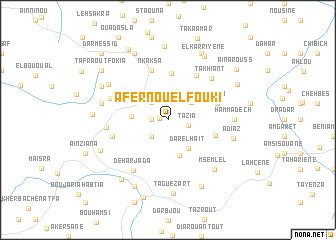 map of Afernoû el Fouki