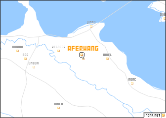 map of Aferwang