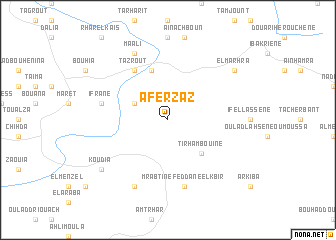 map of Aferzaz