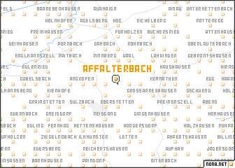 map of Affalterbach