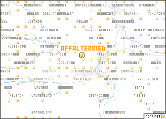 map of Affalterried