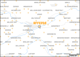 map of Afferde