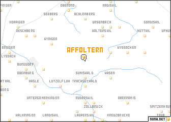 map of Affoltern