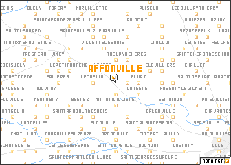 map of Affonville