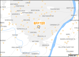 map of Affton