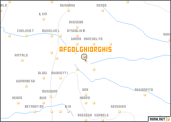 map of Afgol Ghiorghis