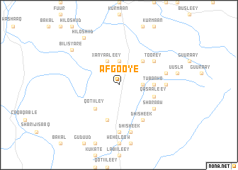 map of Afgooye