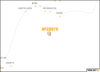 map of Afgooye