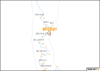 map of Afgooy