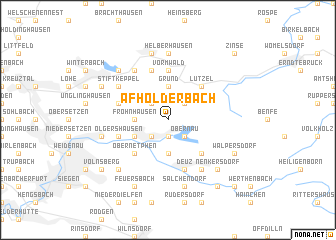 map of Afholderbach