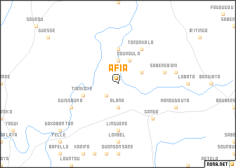 map of Afia