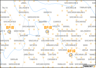 map of Áfià