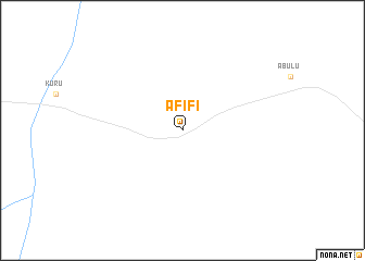 map of Afifi