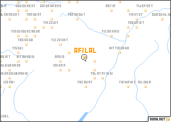 map of Afilal