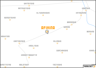 map of Afim\