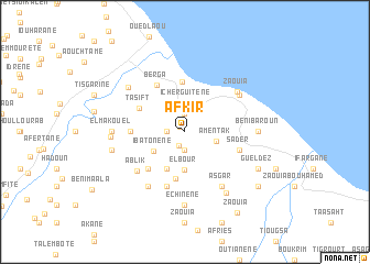 map of Afkir