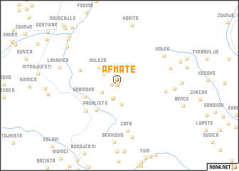 map of Afmate