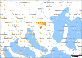 map of Afnami