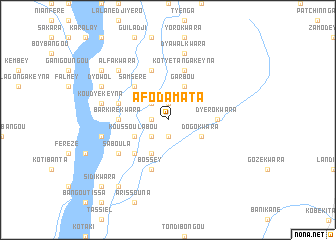 map of Afodamata