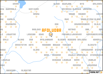 map of Afolu Oba