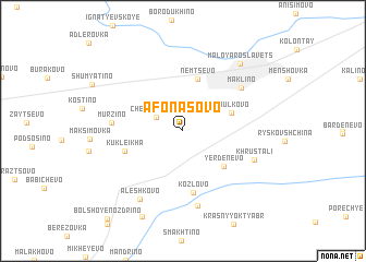 map of Afonasovo